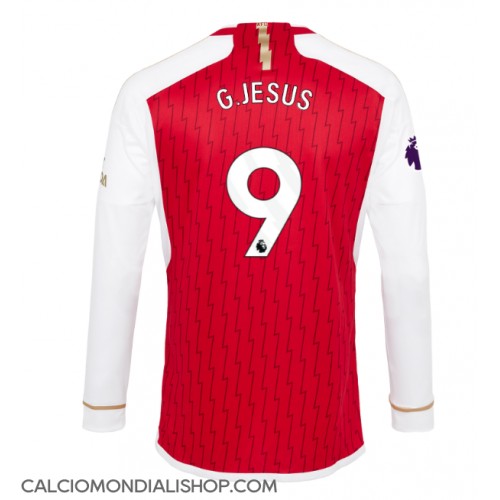 Maglie da calcio Arsenal Gabriel Jesus #9 Prima Maglia 2023-24 Manica Lunga